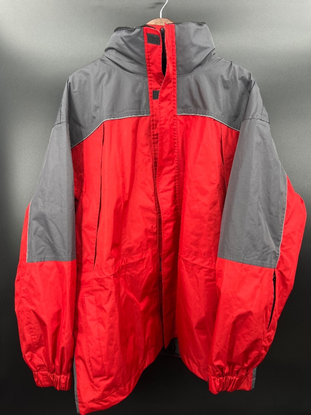 Vtg 90s Marlboro Red Star Weatherproof Ski Jacket Men XXL Hooded Parka Excellent